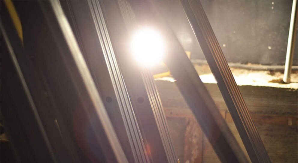 light-coming-through-equipment-at-construction-site