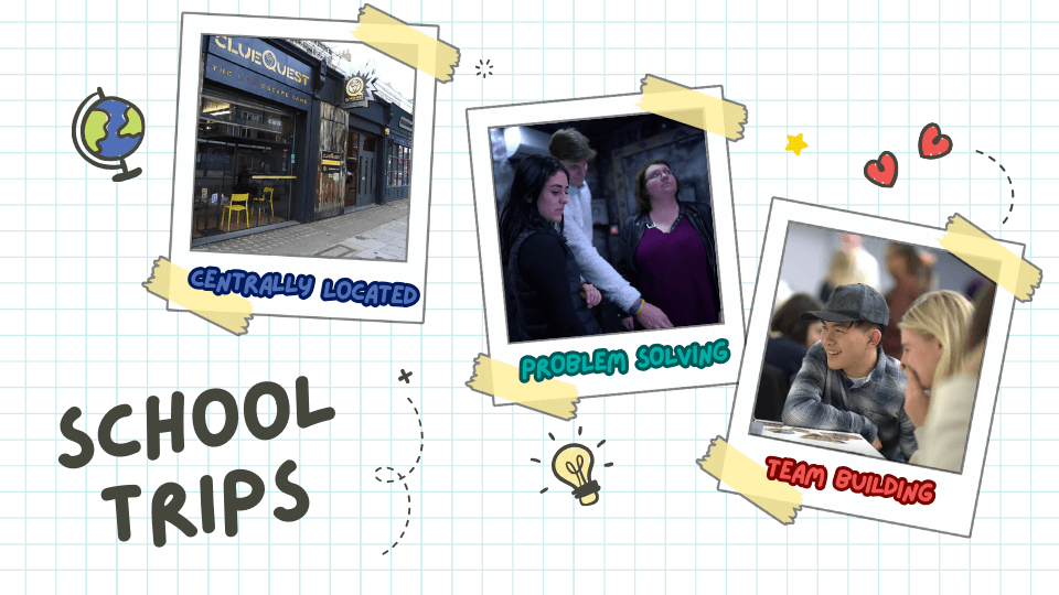 School Trips | clueQuest | London Escape Room School Trips