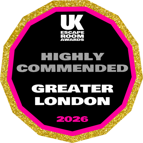 UK Escape Room Awards 2026 Highly Commended, Greater London cQ ORIGENES Escape Room in London