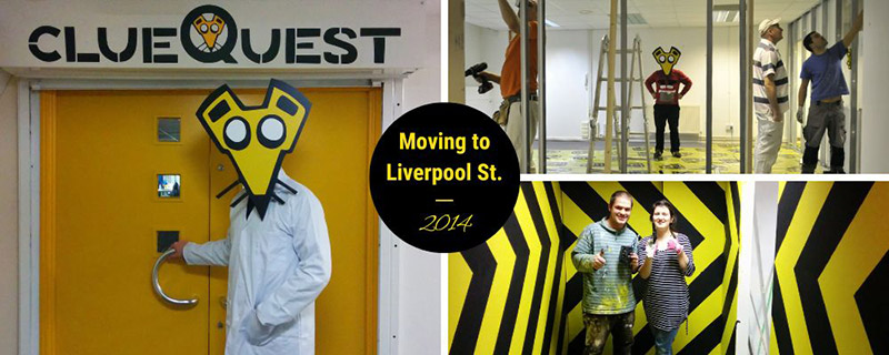 Moving clueQuest to a new home - Liverpool St. image by clueQuest escape room in london